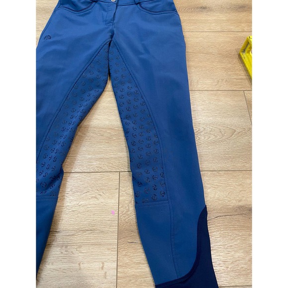 Halter Ego Equestrian Full Seat Breeches Size 28 Blue - Picture 2 of 8